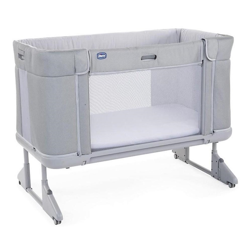 Chicco - Λίκνο - Κούνια μωρού 3σε1 3v1 NEXT2ME FOREVER ανοιχτό γκρι