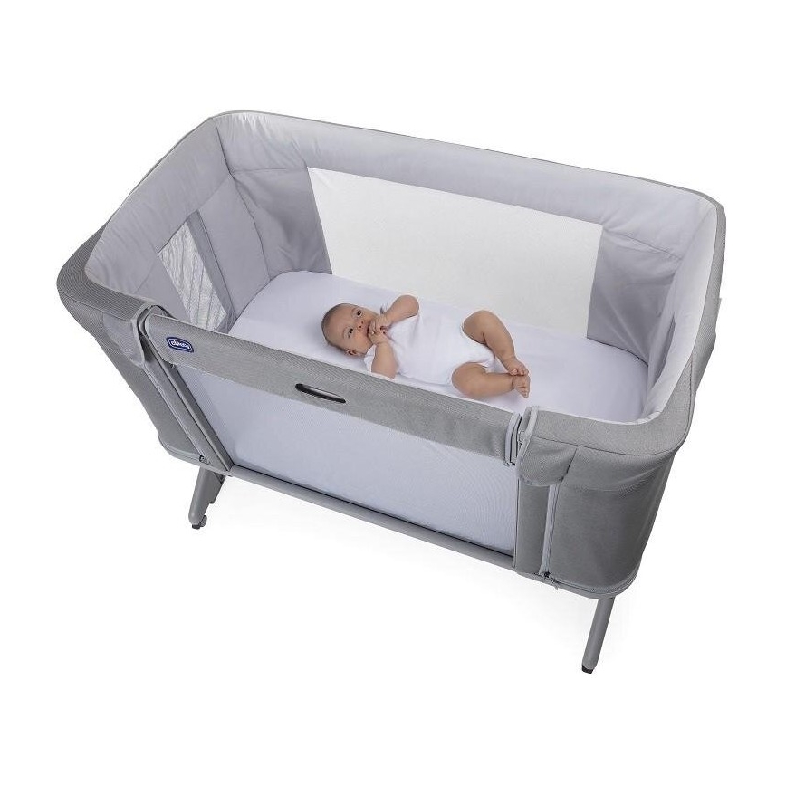 Chicco - Λίκνο - Κούνια μωρού 3σε1 3v1 NEXT2ME FOREVER ανοιχτό γκρι