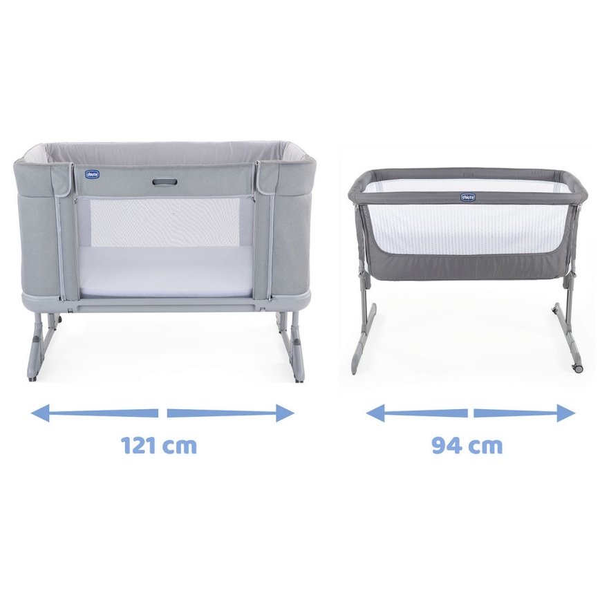 Chicco - Λίκνο - Κούνια μωρού 3σε1 3v1 NEXT2ME FOREVER σκούρο