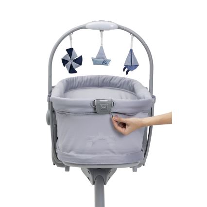 Chicco - Λίκνο - Κούνια μωρού 5σε1 BABY HUG PRO γκρι