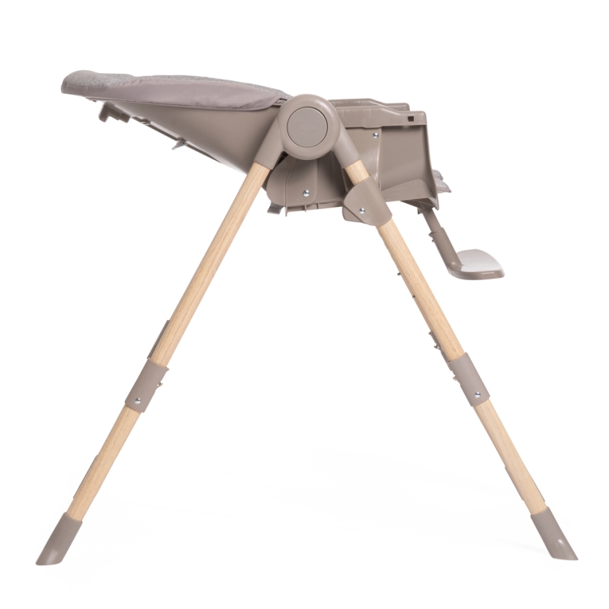 Chicco - Καρεκλάκι φαγητού Polly Essential - γκρι/καφέ