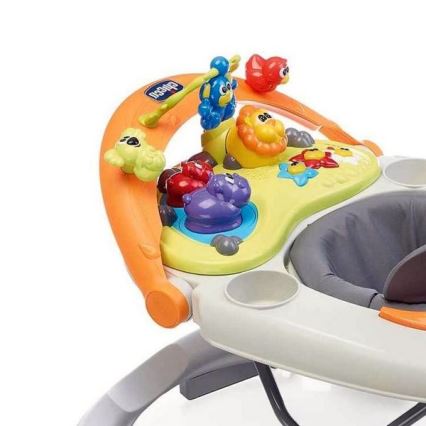 Chicco - Στράτα για μωρά WALKY TALKY 2xAA γκρι