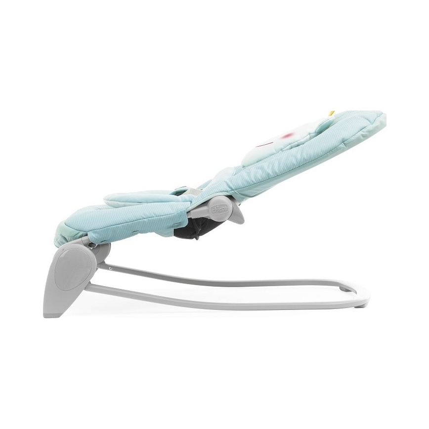 Chicco - Βρεφική ξαπλώστρα με δόνηση και μελωδία BALLOON Froggy 2xAA + 1xLR20 μπλε