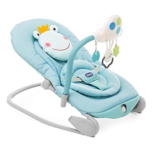 Chicco - Βρεφικό relax με δόνηση και μουσική BALLOON Froggy μπλε