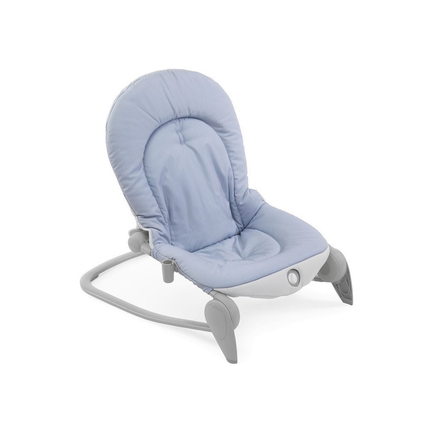 Chicco - Βρεφικό relax με δόνηση με μουσική BALLOON Dots 2xAA + 1xLR20 μπλε