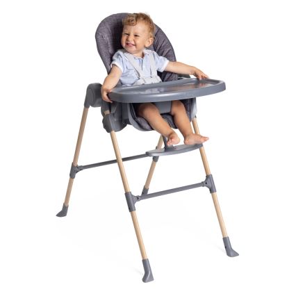 Chicco - Καρεκλάκι φαγητού Polly Essential - γκρι