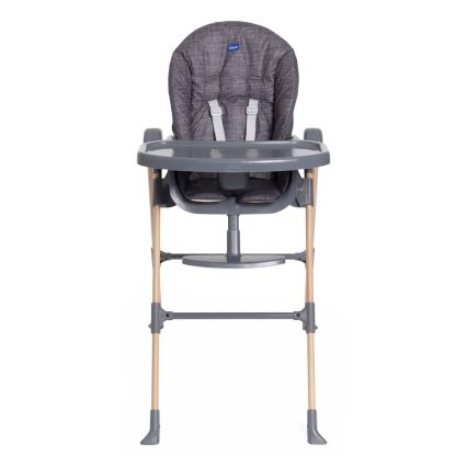 Chicco - Καρεκλάκι φαγητού Polly Essential - γκρι