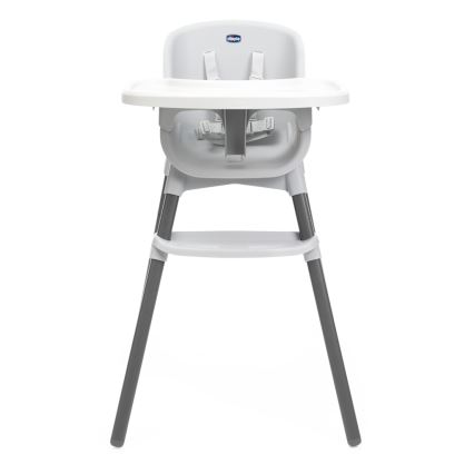 Chicco - Καρεκλάκι φαγητού ZEST 3σε1 λευκό/γκρι