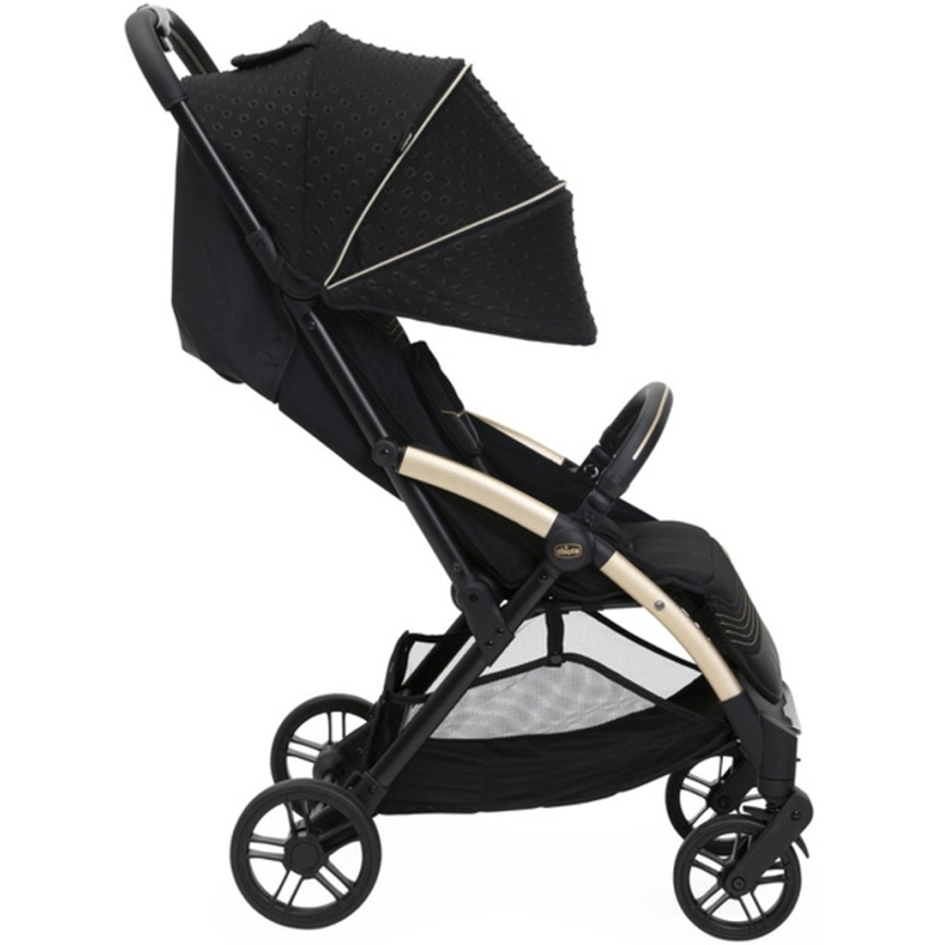 Chicco - Καροτσάκι GOODY XPLUS Black Re_Lux Eco+ + push αυτοκίνητο ALL AROUND