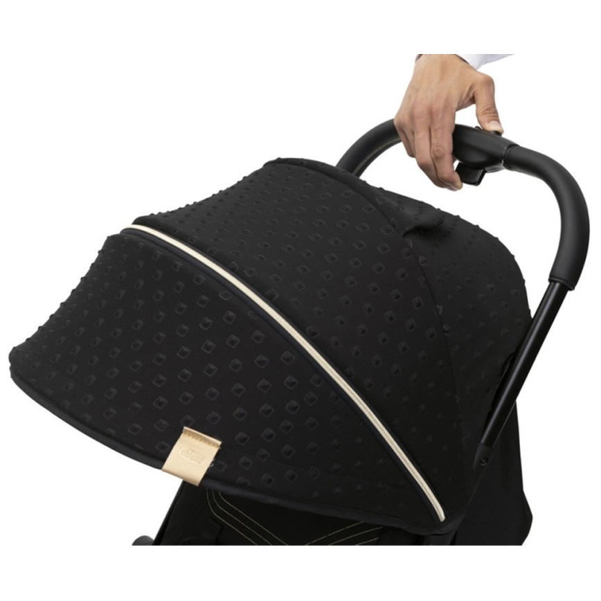 Chicco - Καροτσάκι GOODY XPLUS Black Re_Lux Eco+ + push αυτοκίνητο ALL AROUND