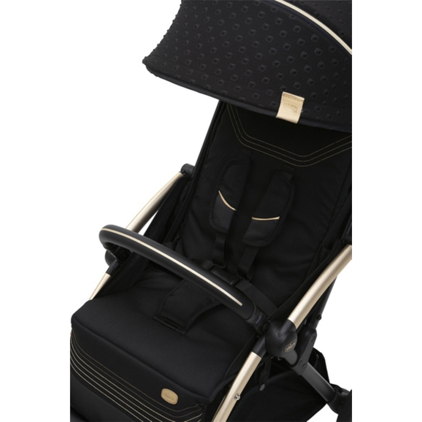 Chicco - Καροτσάκι GOODY XPLUS Black Re_Lux Eco+ + push αυτοκίνητο ALL AROUND