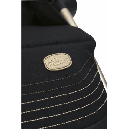 Chicco - Καροτσάκι GOODY XPLUS Black Re_Lux Eco+ + push αυτοκίνητο ALL AROUND