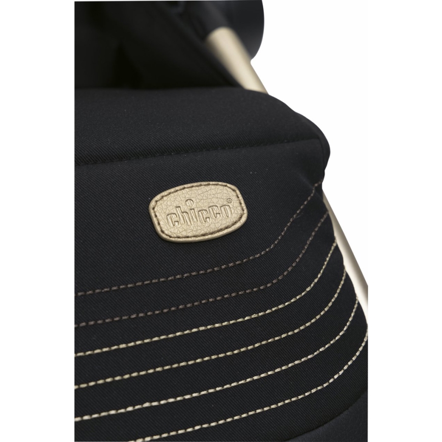 Chicco - Καροτσάκι GOODY XPLUS Black Re_Lux Eco+ + push αυτοκίνητο ALL AROUND