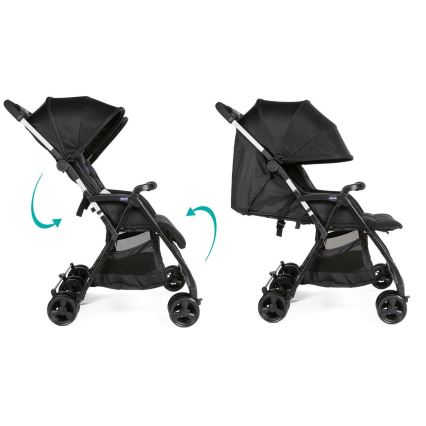 Chicco - Καροτσάκι για twins OHLALA TWIN Black Night μαύρο