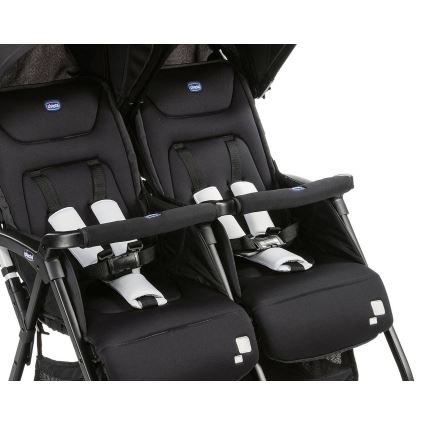 Chicco - Καροτσάκι για twins OHLALA TWIN Black Night μαύρο