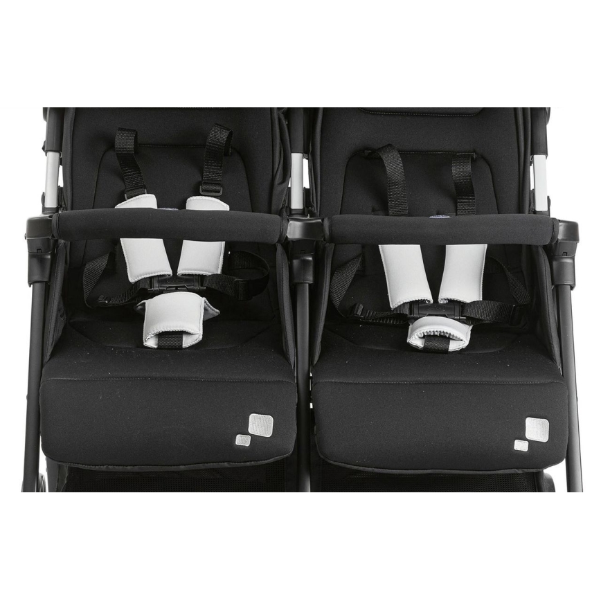 Chicco - Καροτσάκι για twins OHLALA TWIN Black Night μαύρο