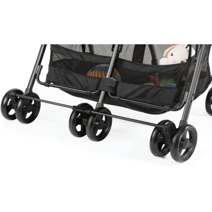 Chicco - Καροτσάκι για twins OHLALA TWIN Black Night μαύρο