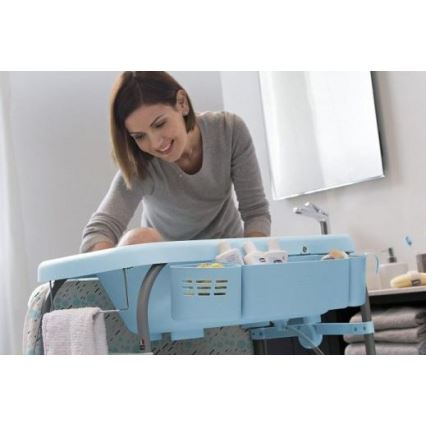 Chicco - Μπανιέρα - Αλλαξιέρα μωρού CUDDLE&BUBBLE μπλε