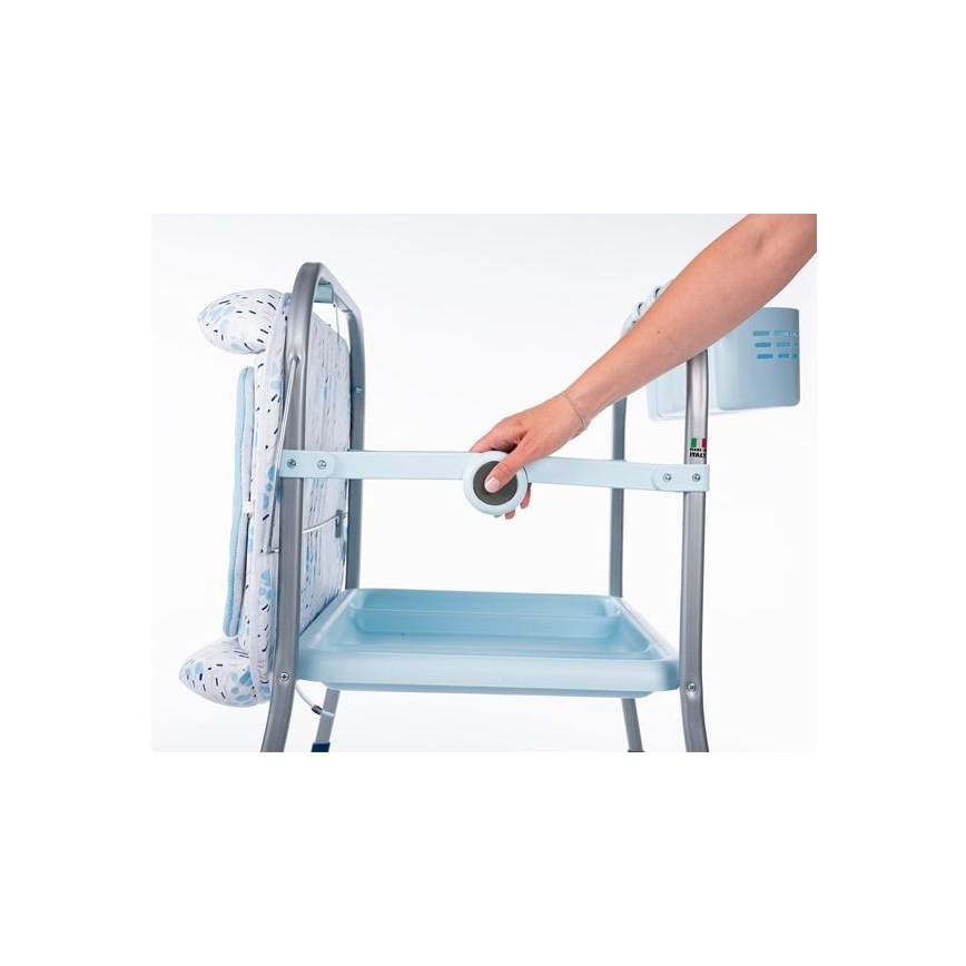 Chicco - Μπανιέρα - Αλλαξιέρα μωρού CUDDLE&BUBBLE μπλε