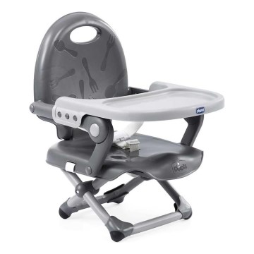 Chicco - Παιδικό φορητό chair booster seat POCKET SNACK γκρι