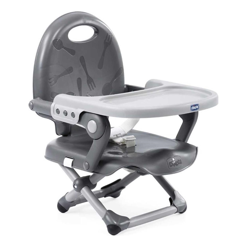 Chicco - Παιδικό φορητό chair booster seat POCKET SNACK γκρι