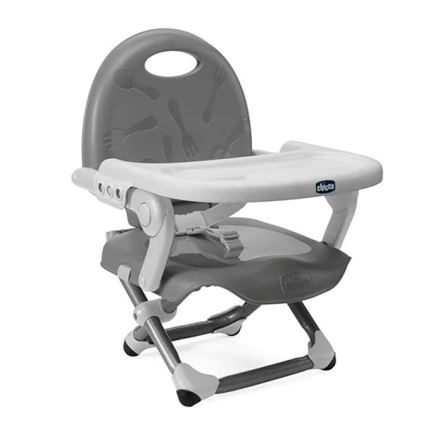 Chicco - Παιδικό φορητό chair booster seat POCKET SNACK γκρι