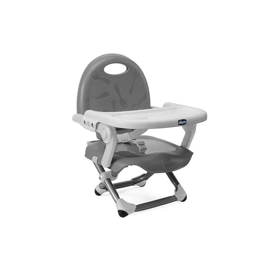 Chicco - Παιδικό φορητό chair booster seat POCKET SNACK γκρι
