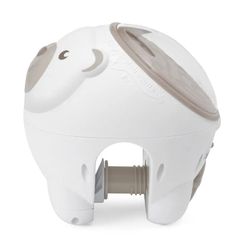 Chicco - Παιδικός προβολέας 2σε1 POLAR BEAR 3xAA μπεζ