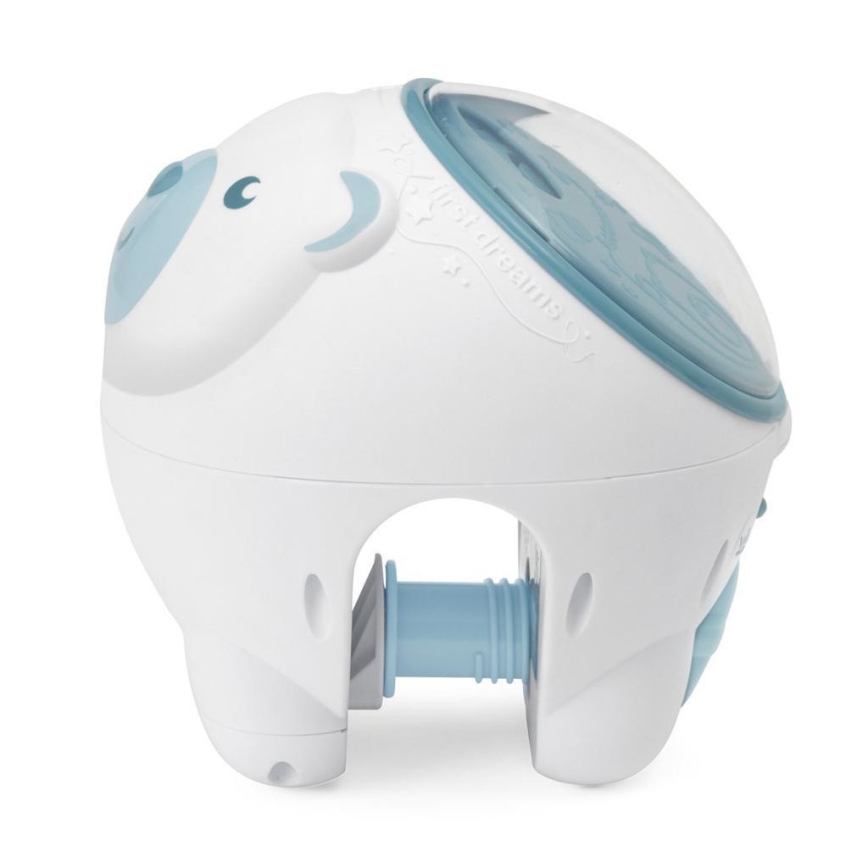 Chicco - Παιδικός προβολέας 2σε1 POLAR BEAR μπλε