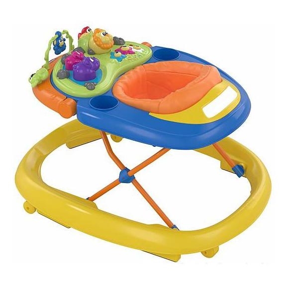 Chicco - Στράτα για μωρά WALKY TALKY 2xAA κίτρινο/μπλε
