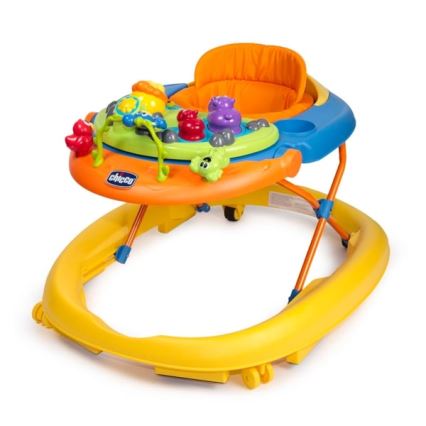 Chicco - Στράτα για μωρά WALKY TALKY 2xAA κίτρινο/μπλε