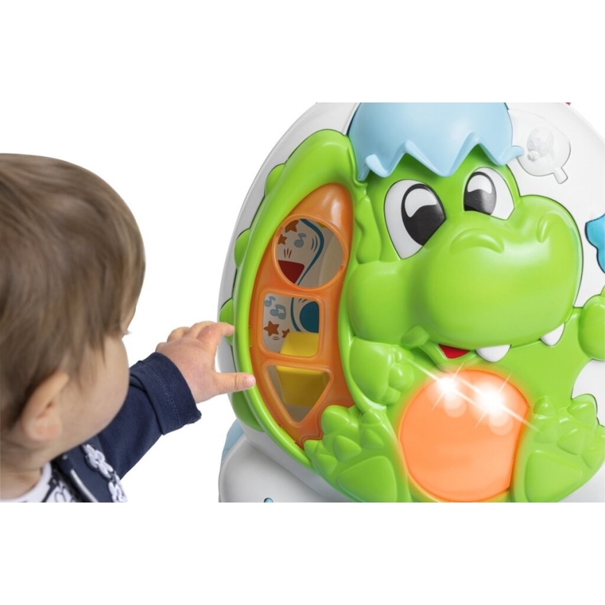 Chicco - Στράτα μωρού με δραστηριότητες και sound 2σε1 DINO 2xAA