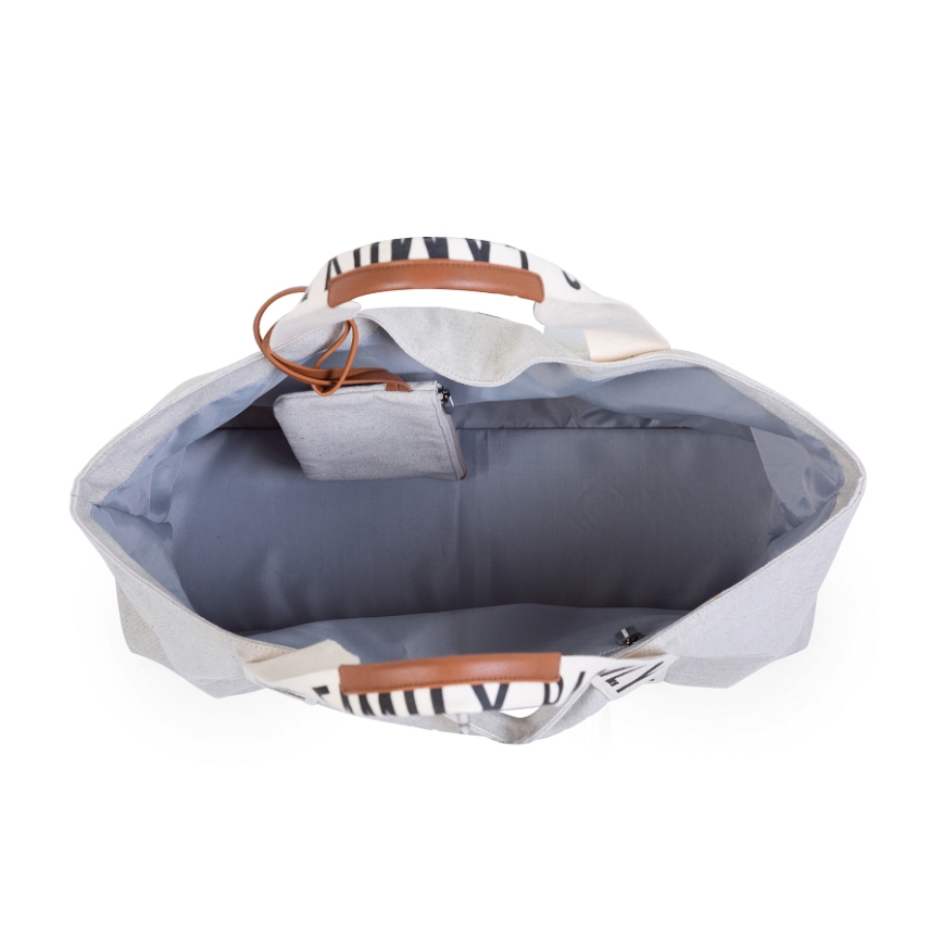 Childhome - Σακ βουαγιάζ ταξιδιού FAMILY BAG CANVAS λευκό