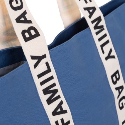 Childhome - Σακ βουαγιάζ ταξιδιού FAMILY BAG CANVAS μπλε