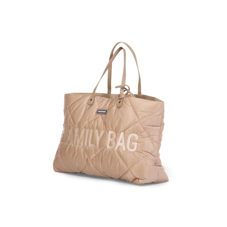 Childhome - Σακ βουαγιάζ ταξιδιού FAMILY BAG PUFFERED κρεμ