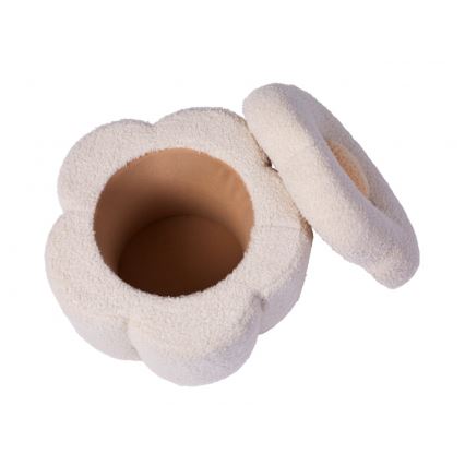 Childhome - Σκαμπό ΛΟΥΛΟΥΔΙΑ διάμετρος 35 cm κρεμ