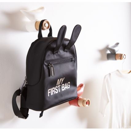 Childhome - Παιδικό σακίδιο MY FIRST BAG μαύρο