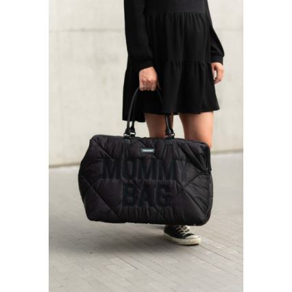 Childhome - Τσάντα αλλαγής ρούχων MOMMY BAG PUFFERED μαύρο