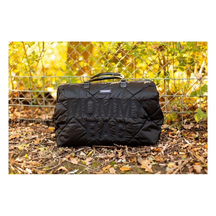 Childhome - Τσάντα αλλαγής ρούχων MOMMY BAG PUFFERED μαύρο