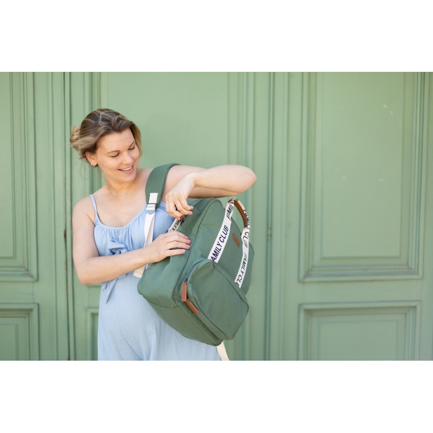 Childhome - Τσάντα-Αλλαξιέρα πλάτης FAMILY CLUB πράσινο
