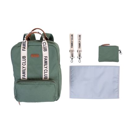 Childhome - Τσάντα-Αλλαξιέρα πλάτης FAMILY CLUB πράσινο