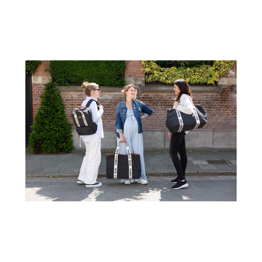 Childhome - Τσάντα-Αλλαξιέρα πλάτης FAMILY CLUB μαύρο