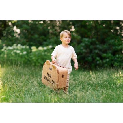 Childhome - Παιδική βαλίτσα ταξιδιού TEDDY καφέ