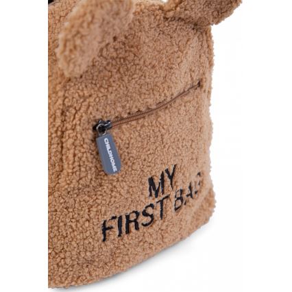 Childhome - Παιδικό σακίδιο MY FIRST BAG καφέ
