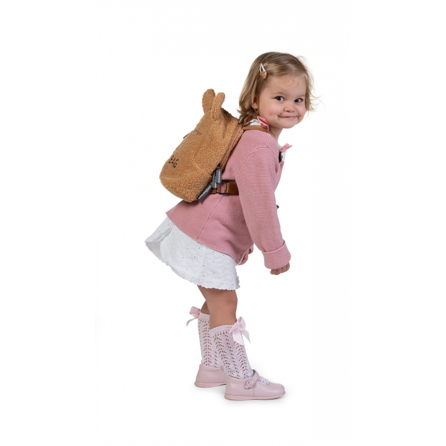 Childhome - Παιδικό σακίδιο MY FIRST BAG καφέ