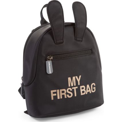 Childhome - Παιδικό σακίδιο MY FIRST BAG μαύρο