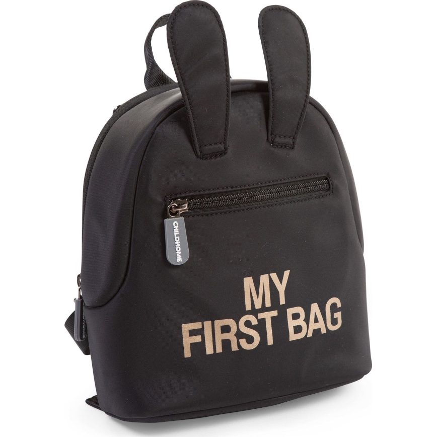 Childhome - Παιδικό σακίδιο πλάτης MY FIRST BAG μαύρο