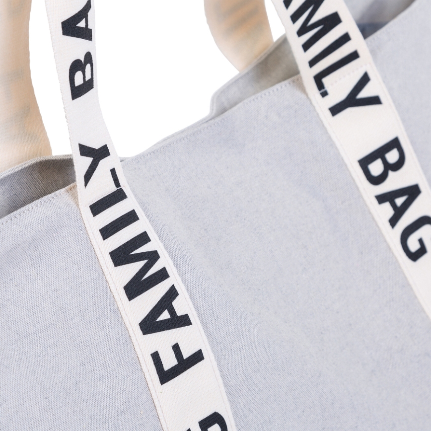 Childhome - Σακ βουαγιάζ ταξιδιού FAMILY BAG CANVAS λευκό