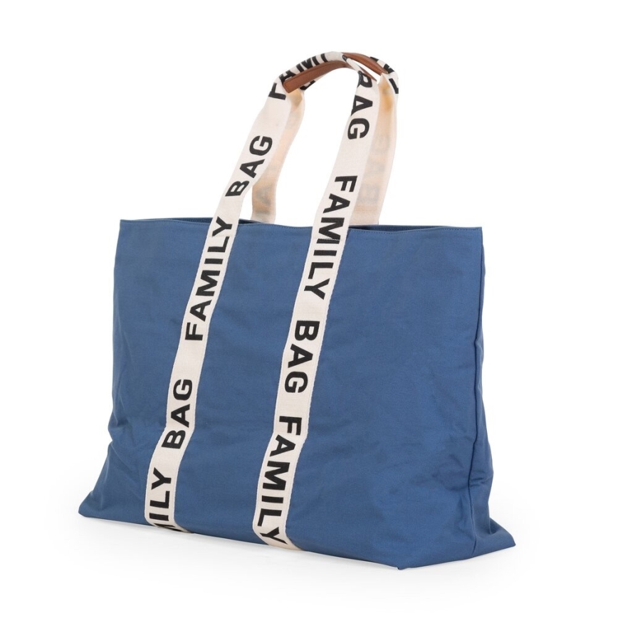 Childhome - Σακ βουαγιάζ ταξιδιού FAMILY BAG CANVAS μπλε