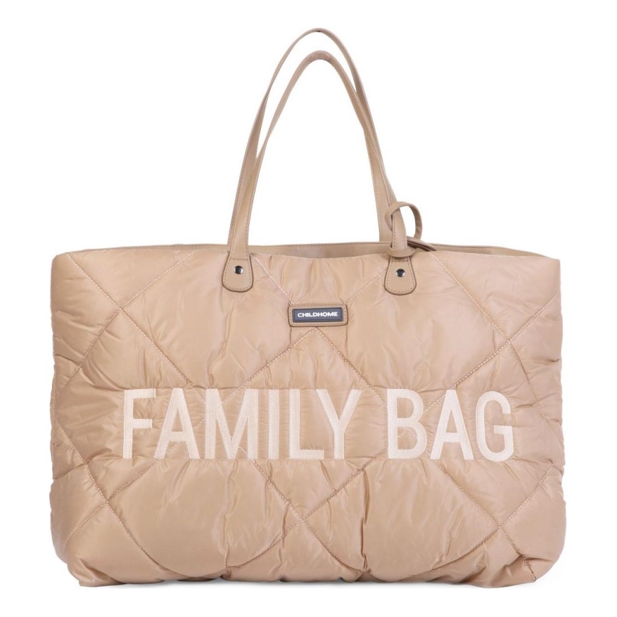Childhome - Σακ βουαγιάζ ταξιδιού FAMILY BAG PUFFERED κρεμ